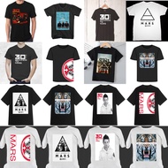 Thirty Seconds To Mars Band Collection Series Casual T-shirt Made of 100% Cotton | Size SML XL XXL 3