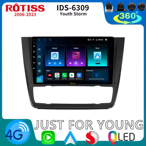 Rotiss 8Core Android Car Radio GPS For BMW 1 Series E81 E82 E87 E88 i20 116i 116d 120i 120d 2004-201