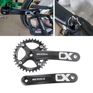 [Serenable] Road Bike Crankset Bicycle Aluminum Alloy Crankset Bike Accessories for MTB BMX Road Bic