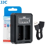 JJC Dual USB Charger for Canon LP-E12 LPE12 Battery of Camera Canon EOS M50 Mark II M50 M200 M100 M10 M 100D PowerShot SX70 HS G1X Rebel SL1