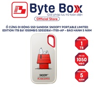 Sandisk Snoopy Portable Limited Edition SSD Portable Hard Drive 1TB E61 1050MB/s SDSSDE61-1T00-AP -