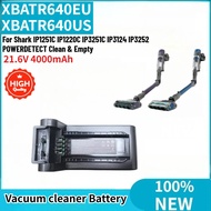 100% New XBATR640EU XBATR640US High Quality Vacuum cleaner Battery 21.6V 4000mAh For Shark IP3251C I