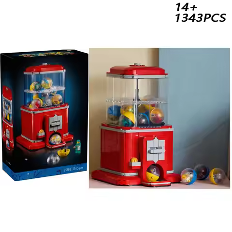 2025 New 1343Pcs 21358 Vending Mechine Set Technical Building Blocks Puzzle Play Game Brick Toys For
