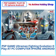 【PSP Games Play di PC Computer Phone 】Ultraman Fighting Evolution 0 Mebius Phone Games Pc Game