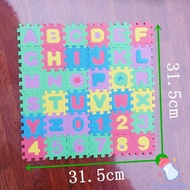 【36pcs】Alphanumeric EVA Play Mat Baby Crawling Mat Learning Walking Mat ABC Alphabet Foam Puzzle