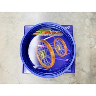 วงล้อ SSTRONG 1.40-17 ขอบเรียบ-ยิงทราย สีน้ำเงิน สีน้ำเงินรางน้ำ สีน้ำเงินสายฟ้า สีเงิน