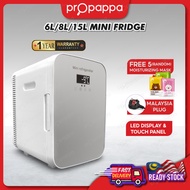 Propappa - (1 Years Warranty) 8L/15L Portable Dual Use  Mini Fridge, Kereta Rumah Mini Peti Sejuk, 迷你车家冷热两用小冰箱