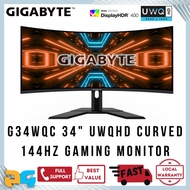 สินค้าเฉพาะจุด-Gigabyte G34WQC 34inch 1440p UWQHD VA Curved Gaming Monitor