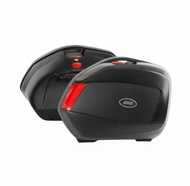 GIVI V35 For ER6 2015 Side Box Motor dan Bracket - Black [2 Box]