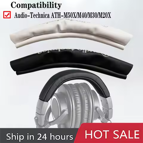 M50X Alternative Headband For Audio Technica ATH-M20X M30 M40 M50X Headphone Cushion Replace Cover P
