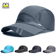 mingxuan2 Qui-drying Adjustable UV Protective Baseball Cap for Hiking and Travel vn