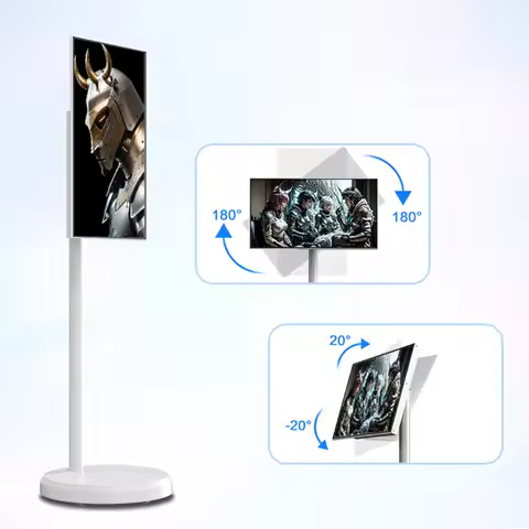 21 27 32 Inch Portable LCD TV FHD IPS Touch Screen Smart Android System Mini Television with Wifi RJ