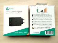 【全新】Aukey PA-Y2 雙口快速充電器 QC3.0 快充 Type-C + USB-A 旅行 充