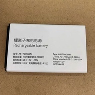 Suitable for AB1700DWM Battery Electric Board E6220 E568A E506 E536 Mobile Phone Battery
