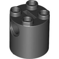 LEGO LEGO 30361 Black Robot Cylindrical Round Brick Round 2x2 4194008
