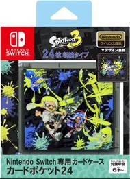 (全新原裝正版) NS OLED Switch 特別版遊戲咭盒 Card Case 24 (日本版)- Splatoon 3 漆蛋大作戰 3, Minecraft, 動森 動物森友會, Pokemon, 孖寶兄弟 槍彈辯駁 多款可選