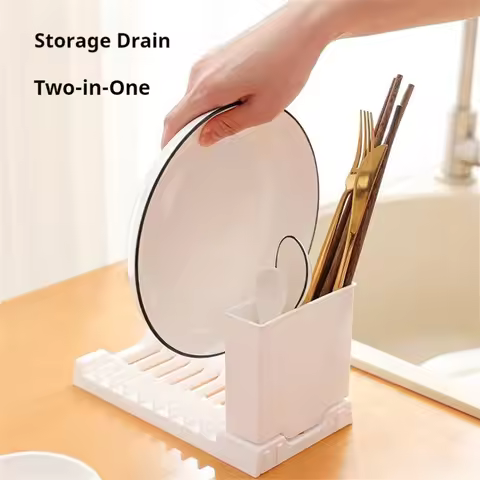 Foldable Kitchen Storage Rack Desktop Drain Organizer Holder Dishsink Storage Rack For Bowl Dish Dis
