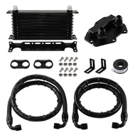 For BMW 3 Series Filter Adapter Mounting Bracket Hose 10 Rows Oil Cooler Kit 10AN G20 G21 G38 320i 3
