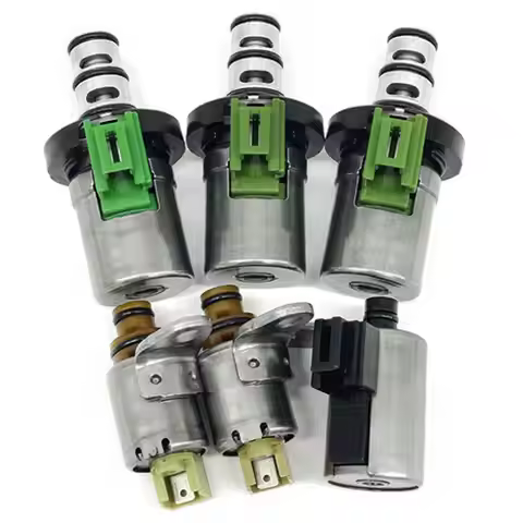 Transmission Solenoid Kit 6 Pieces Plastic Accessories Supplies for Mazda 2 3 5 6 CX7 MPV Vehicle 4F