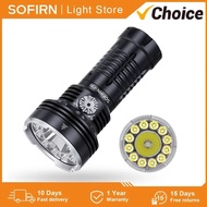 Sofirn IF30 12000lm SFT40 LED Flashlight Powerful 32650 Battery Lanterna USB C Rechargeable Torch Ou