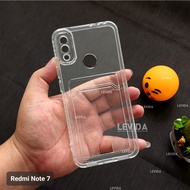 Redmi Note 7 Clear Wallet Card Case BENING / Card Case Card Slot Redmi Note 7BENING