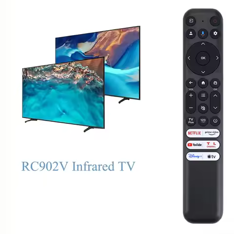 RC902V Infrared TV Remote Control for TCL Controls Compatible with TCL-Q550G Q650G Q670G Q750G QM850