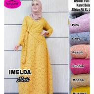 Imelda Maxi brocade dress