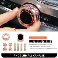 For Volvo XC60 XC40 C40 EX40 XC90 S90 V90 S60 V60 Interior sticker with one key start button and dia