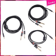[GOLARUI] Breakout Cable 3.5mm 1/8 TRS to Dual 6.35mm 1/4 TS Premium Y Splitter Cable for CD Player 