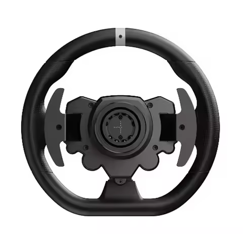 MOZA Racing ESX Steering Wheel for PC & Xbox with 22 Customizable Buttons Durable ISF PU Grips and o