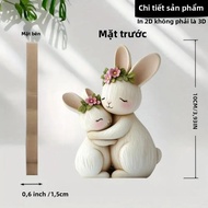 Gỗ Mèo Con Cặp Đôi Điêu Khắc 2D Flat Cat Để Bàn Trang Trí Ánh Sáng & Đậm Hạt Gỗ Duyên Dáng Lối Vào N