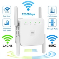 ♥จัดส่ง SFREE♥ตัวเร่ง WiFi ที่ขยายสัญญาณ Wifi ไร้สาย5เราเตอร์ไร้สายเครื่องขยายสัญญาณ WiFi 2.4G 5G 12