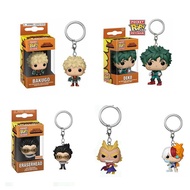 Funko Pop ! Keychain 《My Hero Academia》DEKU BAKUGO Todoroki Aizawa Shouta All Might Vinyl Figure Keyring