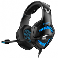 全城熱賣 - ONIKUMA K1pro頭戴式電腦耳機手遊PS4遊戲立體聲電競耳機（黑藍）