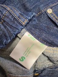 GORI 牛仔闊腳褲 S碼