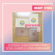[READY] TWICE TRADING CARD TWICE CLASSIC & TWICE UNIVERSITY