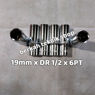 MATA 19 mm JETJO LONG SOCKET BIT socket handle