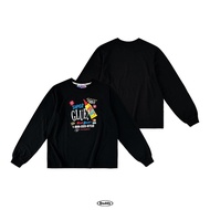 SUPERDADDY | Super Glue Sweater เสื้อ sweater สีดำ สุดน่ารัก