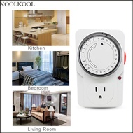 KOOK 24 Hour Cyclic Timer Switches Kitchen Timer Outlet with Overloads Protections
