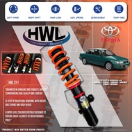 TOYOTA COROLLA AE111 / AE90 / AE92/ AE101 1987-2000 - HWL ST1 HI-LOW SOFT HARD ADJUSTABLE SUSPENSION