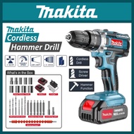 MAKITA Drill Cordless Hammer Drill Impact Drill Bateri