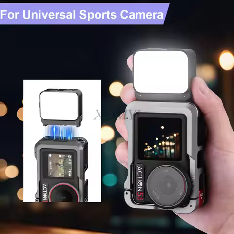 Camera Magnetic Quick Release Lighting For Action 5 Pro/Action 6/Pocket 4P/Insta360 X6/X5/Go Ultra/G