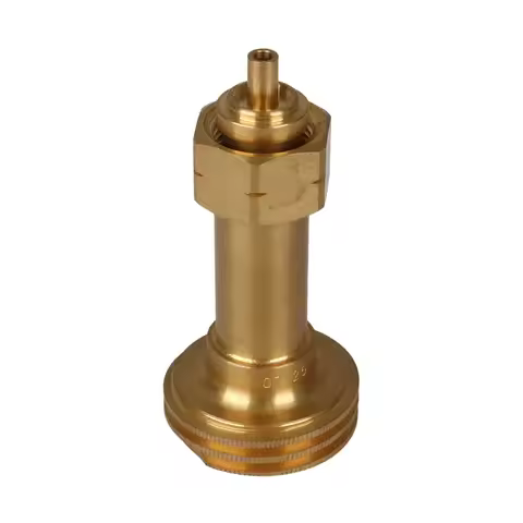 Customization Brass Tank Adapter Overall Length 92 Mm For ACME Filling 5kg 8kg 11kg Gas Cylinders LP