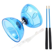 Original Professional Chinese Yo-Yo Double-headed Diabolo with Sticks Silicone Yoyo Outdoor Toys Kid
