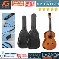 (DIJAMIN ORI) Tas Gitar Akustik Bass dan Listrik Guitar Case Double Strap Waterproof / tas tempat me