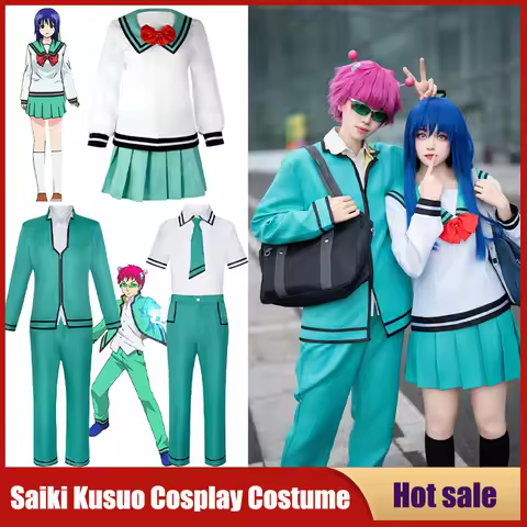 Anime Saiki Kusuo The Disastrous Life K.-Nan Cosplay Costume Saimu Kuzuo Glasses Headwear Wigs Teruh