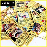 MangaLife One Piece Wanted  Poster Latest / Yonko A4 Size Wall Decoration Art ( BIG )