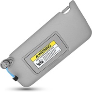 Left Driver Side Sun Visor for Honda Accord 2008 2009 2010 2011 2012 2013 2014 2015 2016 2017, Repla