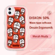 Jasouwe Apple iphone 12 13 14 Plus Mini BTS Kim Seok Jin BT21 RJ 3D Colorful Wave Border Soft Case C