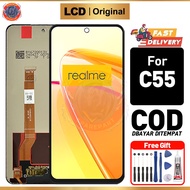 Original LCD Realme C55 Original Touchscreen Fullset for Glass Touch Screen Digitizer